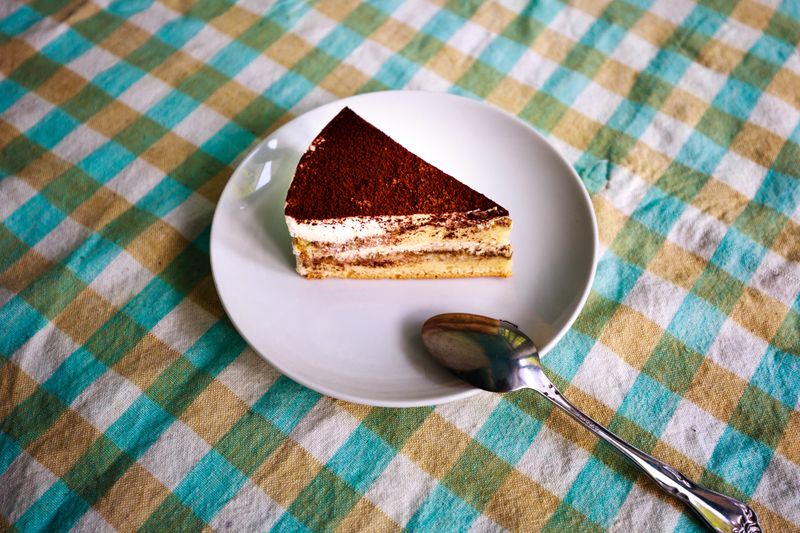 Coffee and dessert served at giordano's